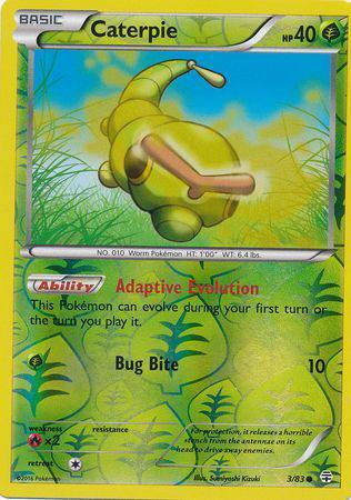 Caterpie : GENERATIONS (Reverse holo) - 3/83