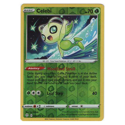 Celebi : SHINING FATES (Reverse holo) - 003/072
