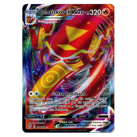Centiskorch VMAX : DARKNESS ABLAZE - 034/189
