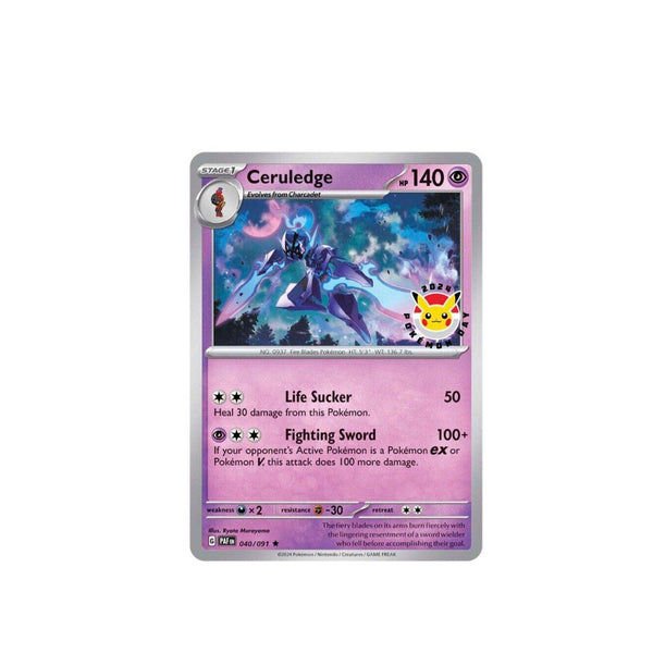 Ceruledge Pokemon Day 2024 : PROMO (Sealed) (Holo) - 040/091