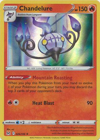 Chandelure : LOST ORIGIN (Holo) - 026/196