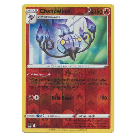 Chandelure : LOST ORIGIN (Reverse holo) - 026/196