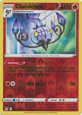 Chandelure : LOST ORIGIN (Reverse holo) - 026/196