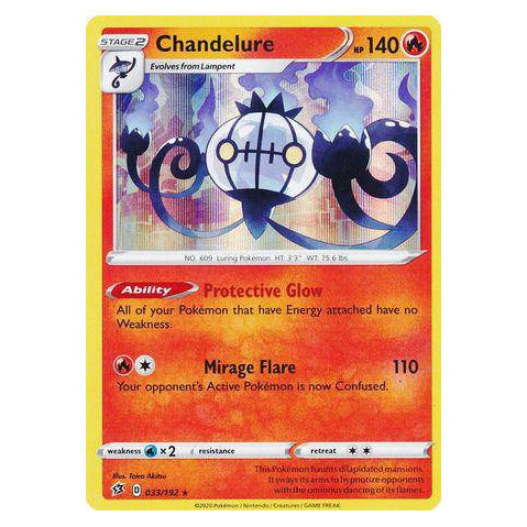 Chandelure : REBEL CLASH (Holo) - 033/192