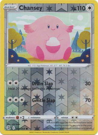 Chansey : FUSION STRIKE (Reverse holo) - 202/264 - Lockett Labs UK