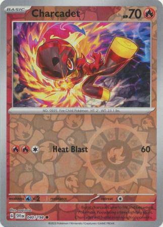 Charcadet : SCARLET & VIOLET BASE (Reverse holo) - 040/198