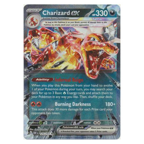 Charizard ex : OBSIDIAN FLAMES - 125/197