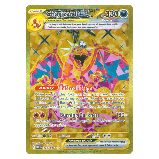 Charizard ex : OBSIDIAN FLAMES - 228/197