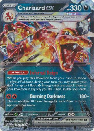 Charizard ex : PALDEAN FATES - 054/091