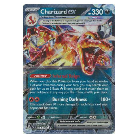Charizard ex : PALDEAN FATES - 054/091