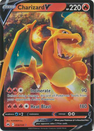 Charizard V : CROWN ZENITH - 018/159