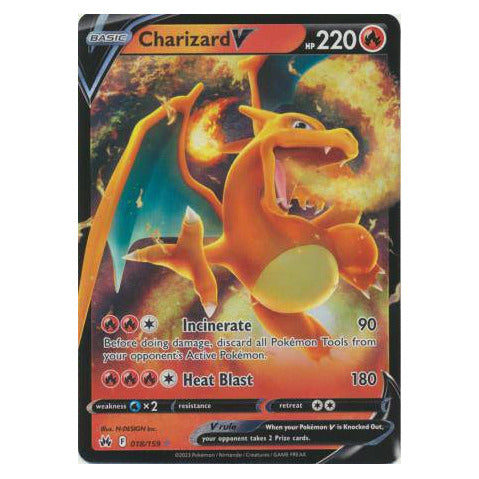 Charizard V : CROWN ZENITH - 018/159