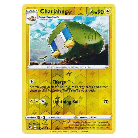 Charjabug : REBEL CLASH (Reverse holo) - 065/192