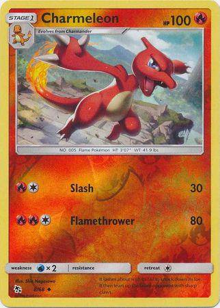 Charmeleon : HIDDEN FATES (Reverse holo) - 8/68