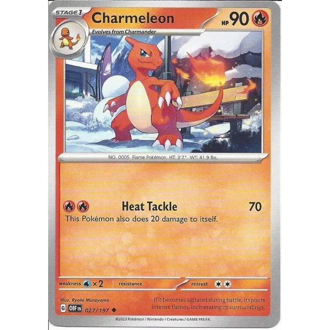 Charmeleon : OBSIDIAN FLAMES - 027/197 - Lockett Labs UK