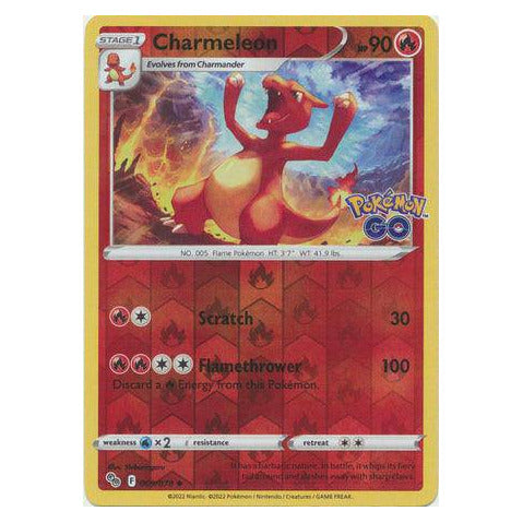 Charmeleon : POKEMON GO! (Reverse holo) - 009/078