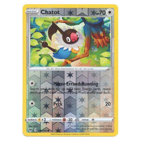 Chatot : VIVID VOLTAGE (Reverse holo) - 139/185
