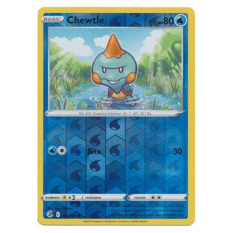 Chewtle : FUSION STRIKE (Reverse holo) - 080/264