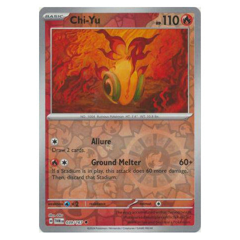 Chi-Yu : TWILIGHT MASQUERADE (Reverse holo) - 039/167