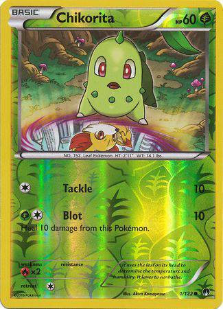 Chikorita : BREAKPOINT (Reverse holo) - 1/122 - Lockett Labs UK