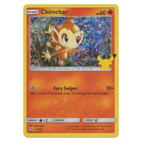 Chimchar : 25TH ANNIVERSARY MCDONALDS 2021 (Holo) - 12/25