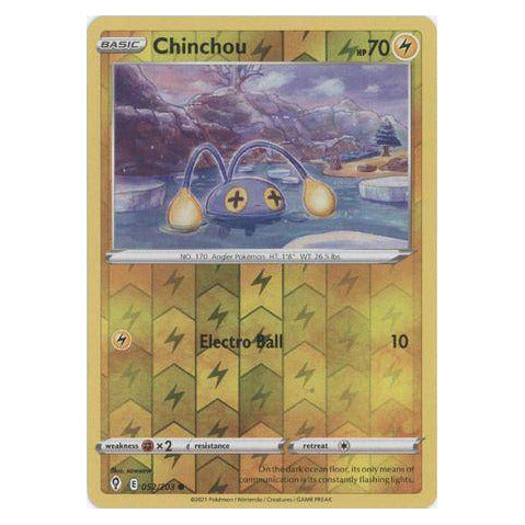 Chinchou : EVOLVING SKIES (Reverse holo) - 052/203
