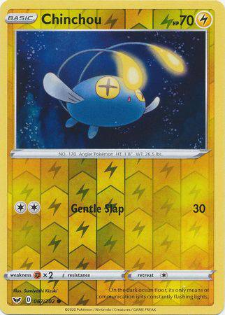 Chinchou : SWORD & SHIELD BASE (Reverse holo) - 067/202