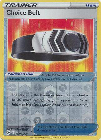 Choice Belt : BRILLIANT STARS (Reverse holo) - 135/172 - Lockett Labs UK