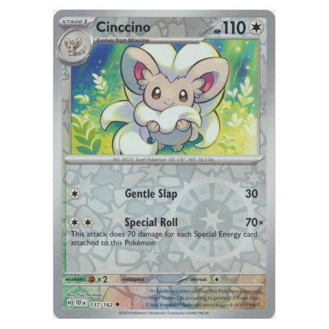 Cinccino : TEMPORAL FORCES (Reverse holo) - 137/162