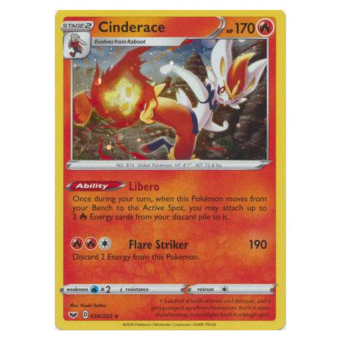 Cinderace : ALTERNATE PROMO (Holo) - 034/202
