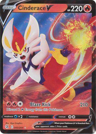 Cinderace V : FUSION STRIKE - 043/264 - Lockett Labs UK