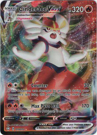 Cinderace VMAX : SHINING FATES - 019/072 - Lockett Labs UK