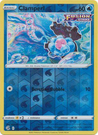 Clamperl : FUSION STRIKE (Reverse holo) - 065/264 - Lockett Labs UK
