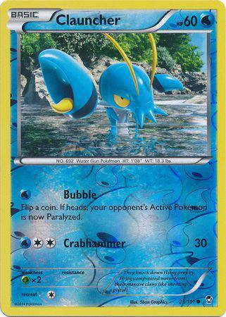 Clauncher : FURIOUS FISTS (Reverse holo) - 23/111 - Lockett Labs UK
