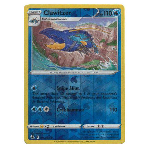 Clawitzer : FUSION STRIKE (Reverse holo) - 075/264