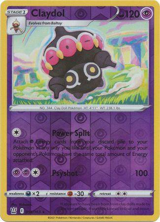 Claydol : BATTLE STYLES (Reverse holo) - 058/163 - Lockett Labs UK