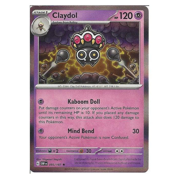Claydol : OBSIDIAN FLAMES (Holo) - 095/197