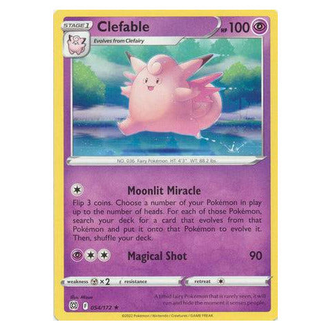 Clefable : BRILLIANT STARS - 054/172