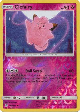 Clefairy : COSMIC ECLIPSE (Reverse holo) - 144/236 - Lockett Labs UK