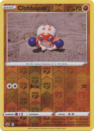 Clobbopus : CHILLING REIGN (Reverse holo) - 91/198 - Lockett Labs UK