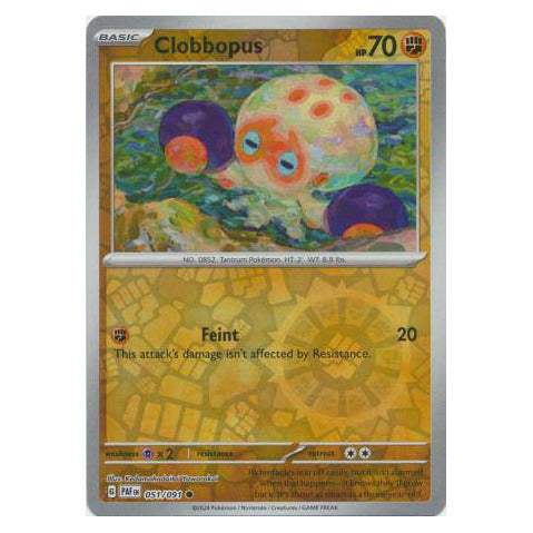 Clobbopus : PALDEAN FATES (Reverse holo) - 051/091