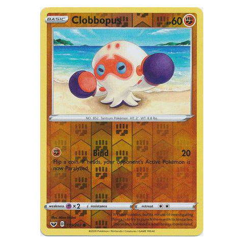Clobbopus : SWORD & SHIELD BASE (Reverse holo) - 111/202