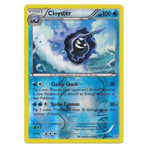 Cloyster : GENERATIONS (Reverse holo) - 20/83