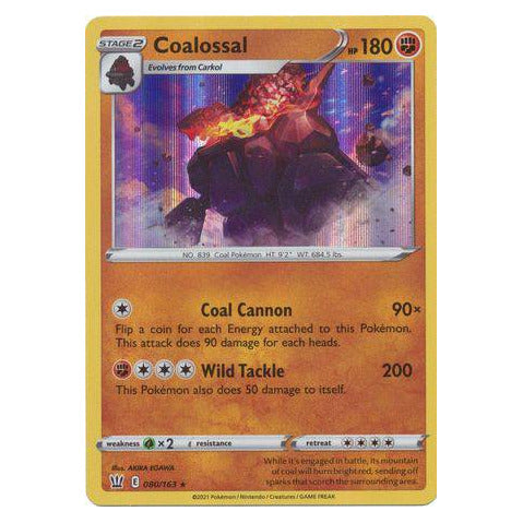 Coalossal : BATTLE STYLES (Holo) - 080/163