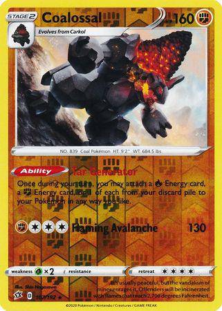 Coalossal : REBEL CLASH (Reverse holo) - 107/192 - Lockett Labs UK
