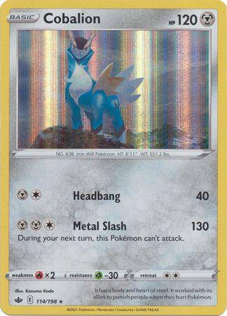 Cobalion : CHILLING REIGN (Holo) - 114/198 - Lockett Labs UK