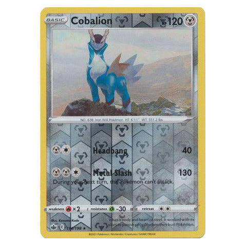 Cobalion : CHILLING REIGN (Reverse holo) - 114/198