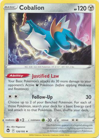 Cobalion : SILVER TEMPEST - 126/195 - Lockett Labs UK