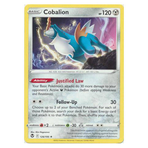 Cobalion : SILVER TEMPEST - 126/195