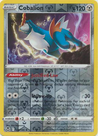 Cobalion : SILVER TEMPEST (Reverse holo) - 126/195